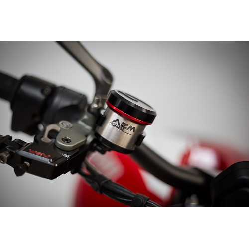 Integrated Titanium Brembo 42mm Brake Fluid Tank