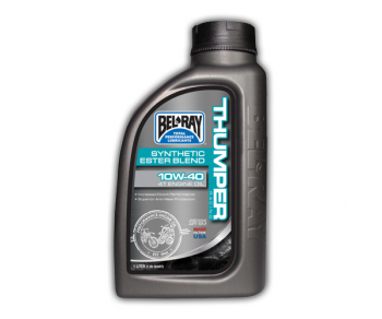 Bel-Ray Thumper® Racing 10W-40 Semi Synthetic Ester Blend 4T Engine Oil 1 Litre