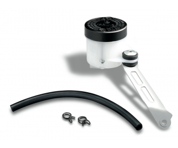 Reservoir Mounting Kit for Brembo RCS Brake Master Cylinder, white 45cc reservoir included