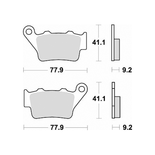 773CM56 Street Sintered Brake Pad