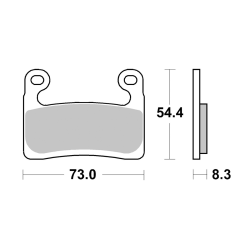 P50994 Sintered Front Brake Pad