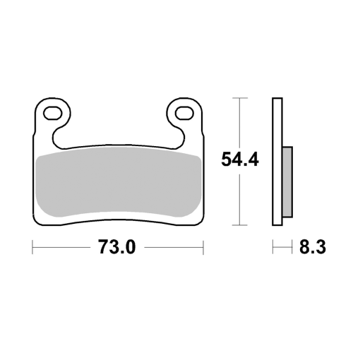 P50994 Sintered Front Brake Pad