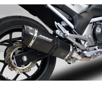 HONDA NC750X/S 2016-2020 P-TEC II SS BLACK SLIP-ON