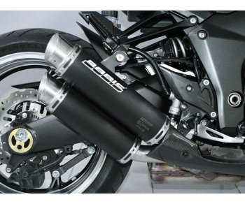 KAWASAKI Z1000/Z1000SX GPX2-S SS BLACK SLIP-ON