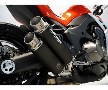 KAWASAKI Z1000 GPX2-S SS BLACK SLIP-ON