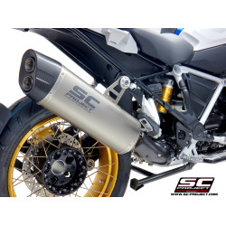 BMW R 1250 GS (2019 - 2023) - ADVENTURE, TITANIUM MUFFLER WITH CARBON FIBER ENDCAP BMW R 1250 GS (2019 - 2023) - ADVENTURE, TITANIUM MUFFLER WITH CARBON FIBER ENDCAP