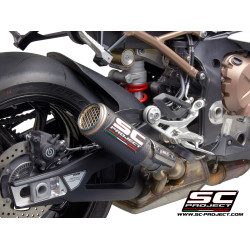 BMW S1000RR (2019 - 2024) CR-T CARBON MUFFLER. WITH MESH ON EXIT BMW S1000RR (2019 - 2024) CR-T CARBON MUFFLER. WITH MESH ON EXIT