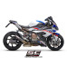BMW S1000RR (2019 - 2024) CR-T CARBON MUFFLER. WITH MESH ON EXIT