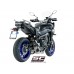 YAMAHA MT-09 TRACER/ 900GT (2017 - 2020) FULLSYSTEM 3-1 SS, S1 TITANIUM MUFFLER WITH CARBON ENDCAP