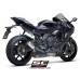 YAMAHA YZF-R1  (2017 - 2023) CR-T TITANIUM MUFFLER. WITH MESH ON EXIT
