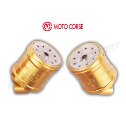 Moto Corse Aluminum oil reservoir kit with titanium cap for Brembo RCS "CORSA CORTA" / RR Brake/Clutch pumps - NAKED - GOLD