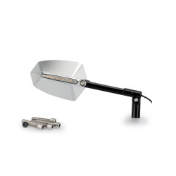 REARVIEW MIRROR GTI RIGHT HOMOLOGATED - BLACK/SILVER REARVIEW MIRROR GTI RIGHT HOMOLOGATED - BLACK/SILVER