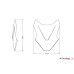 WINDSHIELD V-TECH LINE SPORT FOR HONDA FORZA 750 2021 - D.SMOKE WINDSHIELD V-TECH LINE SPORT FOR HONDA FORZA 750 2021 - D.SMOKE