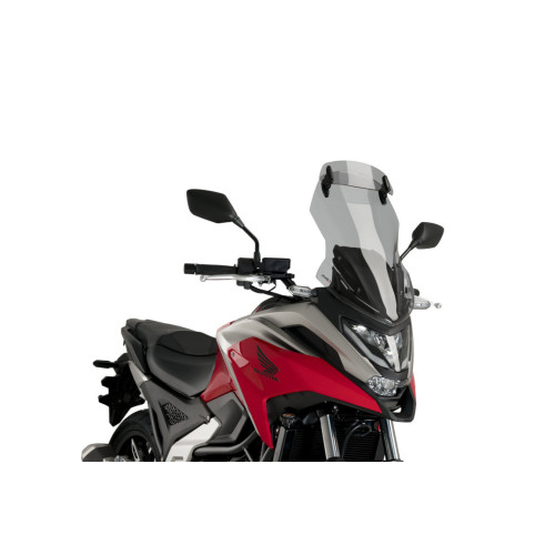 TOURING WINDSHIELD WITH VISOR FOR HONDA NC750X 2021 - SMOKE