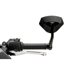 REARVIEW BACK MIRROR HI-TECH 5 - BLACK