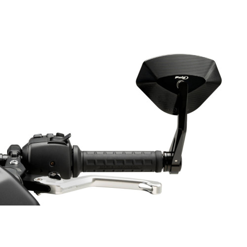 REARVIEW BACK MIRROR HI-TECH 5 - BLACK