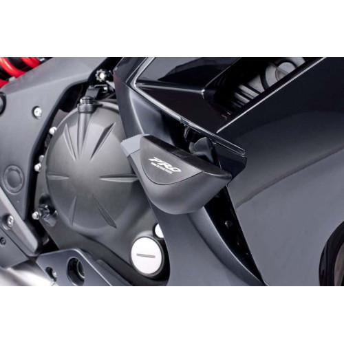 PRO FRAME SLIDERS FOR KAWASAKI ER-6N 2012-2016 - BLACK PRO FRAME SLIDERS FOR KAWASAKI ER-6N 2012-2016 - BLACK