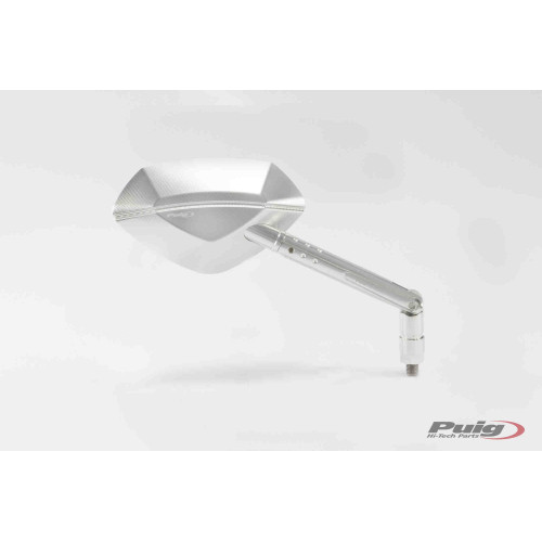 REARVIEW MIRROR HI-TECH 1 RIGHT HOMOLOGATED - SILVER REARVIEW MIRROR HI-TECH 1 RIGHT HOMOLOGATED - SILVER