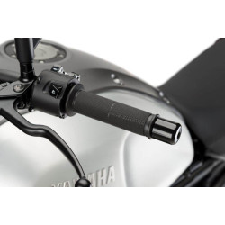 HI-TECH GRIPS OPENED END BY PAIR HARD - BLACK