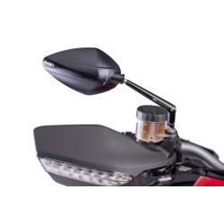 REARVIEW MIRROR HI-TECH 3 RIGHT HOMOLOGATED - BLACK REARVIEW MIRROR HI-TECH 3 RIGHT HOMOLOGATED - BLACK