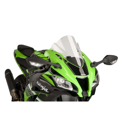 Z-RACING SCREEN FOR KAWASAKI ZX-10R 2016-2020 /RR/ KRT REPLICA 2018-2020  - SMOKE