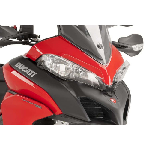 HEADLIGHT PROTECTOR FOR DUCATI MULTISTRADA 950/1200/1250 - CLEAR HEADLIGHT PROTECTOR FOR DUCATI MULTISTRADA 950/1200/1250 - CLEAR