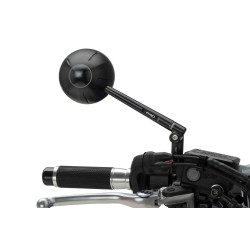 REARVIEW MIRROR RETRO RIGHT HOMOLOGATED - BLACK REARVIEW MIRROR RETRO RIGHT HOMOLOGATED - BLACK