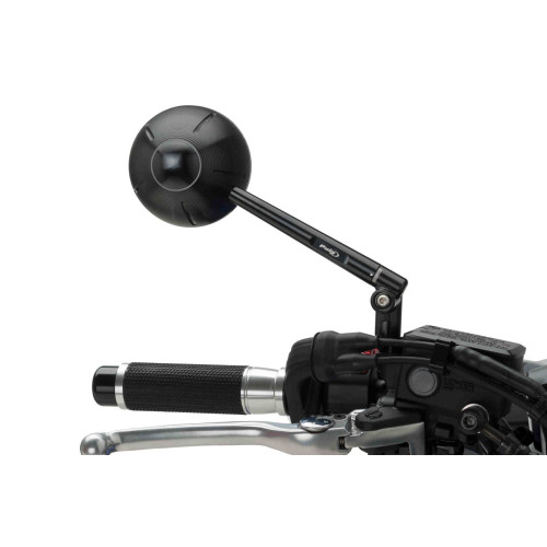 REARVIEW MIRROR RETRO RIGHT HOMOLOGATED - BLACK REARVIEW MIRROR RETRO RIGHT HOMOLOGATED - BLACK