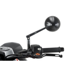 REARVIEW MIRROR RETRO LEFT HOMOLOGATED - BLACK REARVIEW MIRROR RETRO LEFT HOMOLOGATED - BLACK