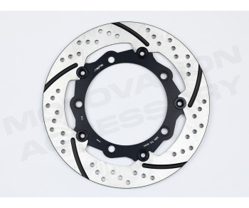 Floating V2 Wave Disk XMAX 300 Black Pins