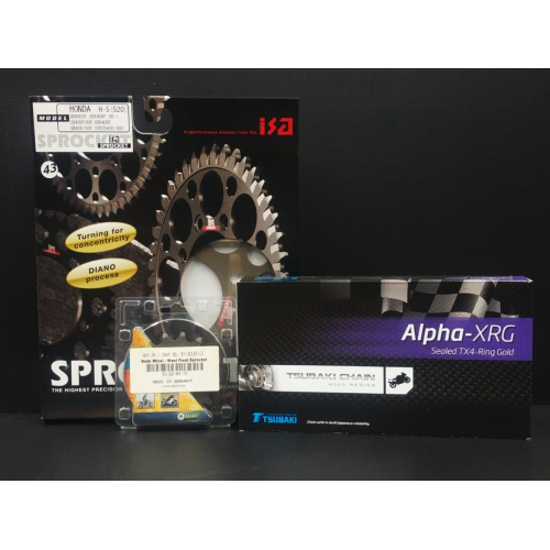 Honda CB400SF Revo T-15/T-43 #520 Sprocket Bundle Set Honda CB400SF Revo T-15/T-43 #520 Sprocket Bundle Set